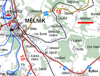 mapka Melnik-Jenichov, 24