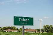 Entryway to Tabor SD